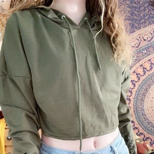 Green Crop Jacket